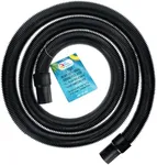 U.S. Pool Supply 12 Foot Heavy-Duty Above Ground Pool Hose, 1.5" - Black Replacement Filter Connecting Hose, Flexible Spiral Wound EVA - Compatible with Intex for Pool Filter Pumps -Skimmer Pump