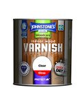 Johnstone's Woodcare Indoor Wood Varnish Gloss - Clear 250ml