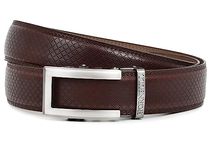 HORNBULL Riga Leather Belt for Men | Mens Belt Autolock | Formal and Casual Leather Belt… (Brown Laser Belt)