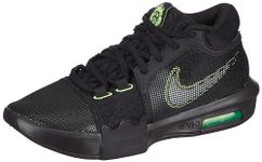 Nike Lebron Witness VIII EP-BLACK/WHITE-VOLT-FB2237-002-6UK