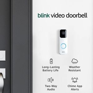 Blink Video Doorbell – Wireless Smart Security Camera, White