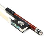 4/4 Size Carbon Fiber Core Hybrid Pernambuco Skin Violin Bow