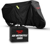 Badass Moto Ultimate Motorcycle Cover Waterproof Great Adventure Outdoor Fit Top Sun Cover for Honda Africa V-Strom 1050 ADV Compatible with BMW R