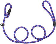 Dog Slip Rope Leash, Sweeethome Rope Lead for Pet, Adjustable Pet Leash Strong Dogs Training Leash Climbing Dog Rope Leash, 5 FT Nylon Leash for Dog Training Leash Small and Medium GOG Leash (Blue)