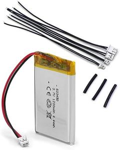 SHAWOROCE Batterie 603450 3,7 V 1200 mAh compatible avec casque Sony Gold casque Playstation manette PS4 PS3 CECHZC2A/2E/2H/2H/2J/2U Radio Portable Alarme Lithium Polymère JST
