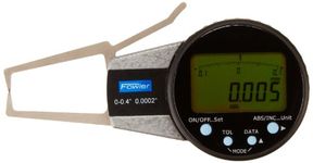 Fowler 54-554-711 External Electronic Caliper Gage, 0-0.400" Measuring Range, 0.0005" Resolution, 0.0008" Accuracy