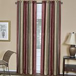 Achim Home Furnishings Ombre Window Panel, 50" by 63", Burgundy