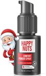 Happy Nuts Mens Comfort Powder Spray: Anti Chafing & Deodorant, Aluminum-Free, Sweat and Odor Control for Groin and Men's Private Parts