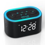 Reacher Digital Alarm Clock & White Noise Sound Machine, 21 Soothing Sounds, 7 Wake Up Sounds, 8 Night Lights, 32-Level Volume, 9 Sleep Timer, Memory Function for Bedside, Bedroom, Adult, Kid