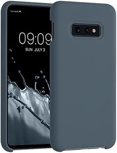 kwmobile Case Compatible with Samsung Galaxy S10e Case - TPU Silicone Phone Cover with Soft Finish - Dark Slate