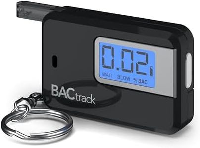 BACtrack Go Keychain Breathalyzer (Black) | Ultra-Portable Pocket Keyring Alcohol Tester for Personal Use