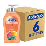 Softsoap Antibacterial Liquid Hand Soap Pump, Crisp Clean, 332 Ml, 6 Count