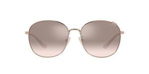 COACH Women's Hc 7134 Sunglasses, Shiny Rose Gold, 57 mm