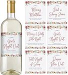 Printed Party Baby Shower Wildflower (Wine Labels)