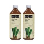 Kapiva Aloe Vera + Amla Juice (2L) | Cold-pressed Juice for Glowing Skin | Helps with Acne and Metabolism - Super Saver Pack of 2