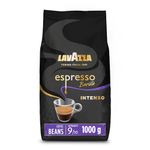 Lavazza, Espresso Barista Intenso, Drum Roasted Coffee Beans, Ideal for Espresso Coffee Machines, with Aromatic Notes of Cocoa and Wood, Arabica and Robusta, Intensity 9/10, Medium Roasting, 1 kg