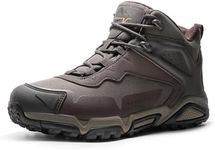 NORTIV 8 Men's Waterproof Hiking Boots Lightweight Mid Ankle Trekking Trails Outdoor Boots,Size 6.5,Brown,JS19001M