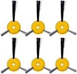 KEEPOW 6 Pack Side Brushes Replacement Parts Shark ION Robot 750 720 RV750 RV720 Vacuum