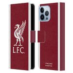 Head Case Designs Officially Licensed Liverpool Football Club Home Kit 2023/24 Leather Book Wallet Case Cover Compatible with Apple iPhone 13 Pro Max