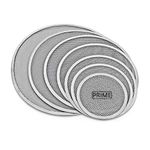 Prime Bakers and Moulders Aluminum Pizza Screen Mesh Set of 7 Trays for Oven, 6-12 Inch