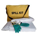 TECHNOSPILL Oil-Only Spill Kit 30 LTR (Absorbed Fuels, Hydraulics Oil,Engine oil, Gasoline, Diesel,Kerosene, Vegetable Oil,Crude Oil & Other Oil based Liquids(No water))