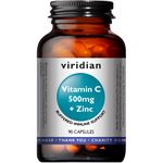 Viridian Vitamin C 500mg Plus Zinc 90 Capsules