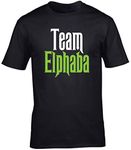 Hippowarehouse Team Elphaba Unisex Short Sleeve t-Shirt (Specific Size Guide in Description) Black