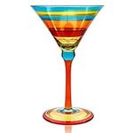Hand Painted Martini Glass - Fancy 