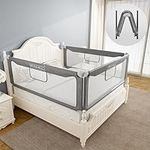 FAMILL Bed Rail for Toddlers, 2 Min