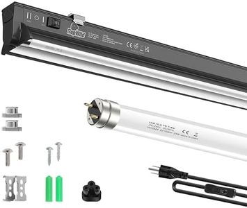 T5 HO Reptile Light Fixture Combo Kit 10.0 UVB Light for Reptiles Terrarium