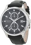 Nautica Men's Analogue Quartz Watch with Leather Strap NAD16538G