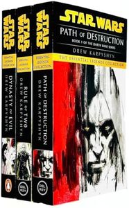 Star Wars: Essential Legends Collection Darth Bane Trilogy Books Set By Drew Karpyshyn(Path of Destruction, Rule of Two & Dynasty of Evil)