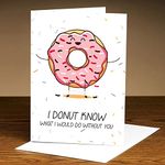 Giftcart Card for Wife, Girlfriend, Boyfriend, Husband on Valentine's Day, Birthday, Anniversary (I Donut Know)