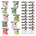 ZWILLING Fresh & Save 30-pc Vacuum Sealer Bag for Food, 1/2 Gallon, Sous Vide Bag, Reusable Food Storage Bag for Meal Prep, Reusable Snack Bags, Dishwasher Safe, Microwave Safe, Small, Clear