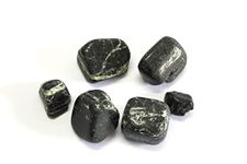 Jet International Black Tourmaline Tumbled Stone 100 Grams Attractive Genuine A Grade Approx.75"to 1 Inch