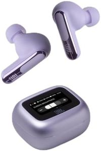 JBL Live Beam 3 True Wireless Noise Cancelling Earbuds with Screen, Purple