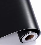 HOME13 Vinyl Wrap Self Adhesive Wrap for Car & Bike Waterproof Vinyl Wrap Sheet Sticker & Decal Roll Film Air Release (12'x'48 Inch, Black_Matte)