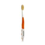 MOUTHWATCHERS Doctor Plotka's Mouthwatchers Antimicrobial Floss Bristle Silver Toothbrush, Adult, Orange