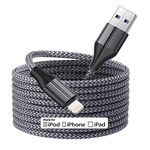 [MFi Certified] iPhone Charger 5M, Extra Long iPhone Charger Cable, Fast Charging Cord for Apple iPhone 11/11 Pro /11 Pro Max/XS/XS Max/XR/X/8/8 Plus/7/7 Plus/6/6 Plus/5/SE