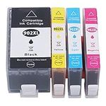 Hyuduo Ink Cartridge Set Printer Ink Cartridge BK C M Y Black and Color Ink Cartridges for Officejet Pro 6978 6960 6962 6968 6954 6958 6950 6951 6970