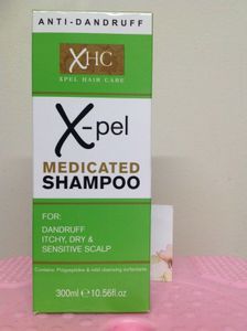 Xpel Medicated Shampoo for Dandruff & Psoriasis, 3 x 300ml – Dry Itchy Scalp Treatment