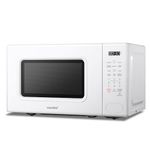 COMFEE CMO-C20M1WB Retro Microwave with 11 power levels, Fast Multi-stage Cooking, Turntable Reset Function Kitchen Timer, Speedy Cooking，Weight/Time Defrost, Memory function, Children Lock, 700W