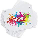 SISER EasyColor DTV 8.4'' x 11'' Sheets - Inkjet Printer Compatible Heat Transfer Vinyl (25 Sheets)