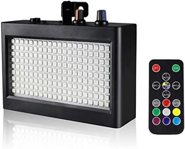 EcoStrobe Stage Strobe Light, Super Bright Flash Stage Lighting, Sound Activated and Speed Control RGB Strobe Light, Flash Party Lighting for Wedding, Xmas, Birthday, Club, DJ (180 LED)