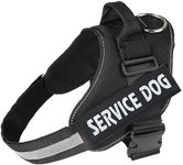 Roolisspa Service Dog Harness No Pull Easy Adjustable Reflective Breathable