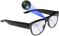 FNEWGK Camera Wearable Video Recording Glasses 1080p - Outdoor Sports Camera Glasses with 32GB Memory Card