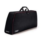 Audi 4KE071073 Storage Bag Boot Bag Rings Logo e-tron Cable Bag Black