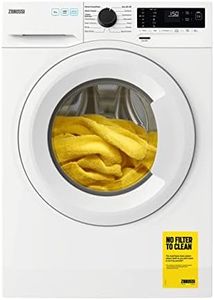 Zanussi ZWF942E3PW Washing Machine, 9 kg Load, 1400rpm Spin, AutoAdjust Function, Energy Saving Eco-Cycles, CleanBoost Steam Care, Quick Wash, FlexiTime, White