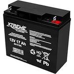 Xtreme 12V 17Ah AGM Gel Battery Deep Cycle Maintenance Free UPS Backup Power Unit