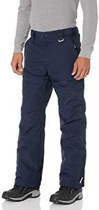 Amazon Essentials Men's Water-Resistant Insulated Snowboard Snow Pant, Navy, Large